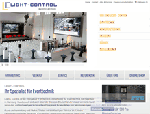 Tablet Screenshot of light-control.de